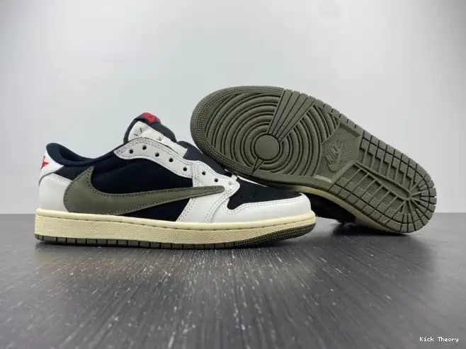 Kicked Out Shoe Store Air OG 1 Olive Travis x WMNS Low Jordan DZ4137-106 Scott 0610